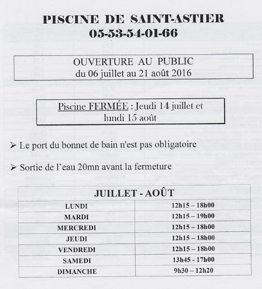 horaires